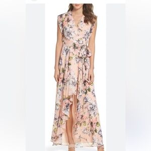 NWT Eliza j womens maxi high low dress size 0